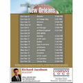 New Orleans Football Schedule Postcards - Jumbo (8-1/2" x 5-1/2")